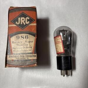 JRC 986 Mercury Vapor Rectifier Tube, Valve In Original Box And Untested